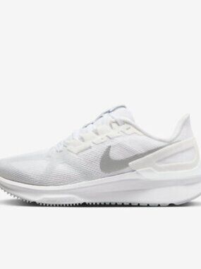 Nike Women's Size 8.5 Air Zoom Structure 25 (DJ7884 101) White Running Sneaker